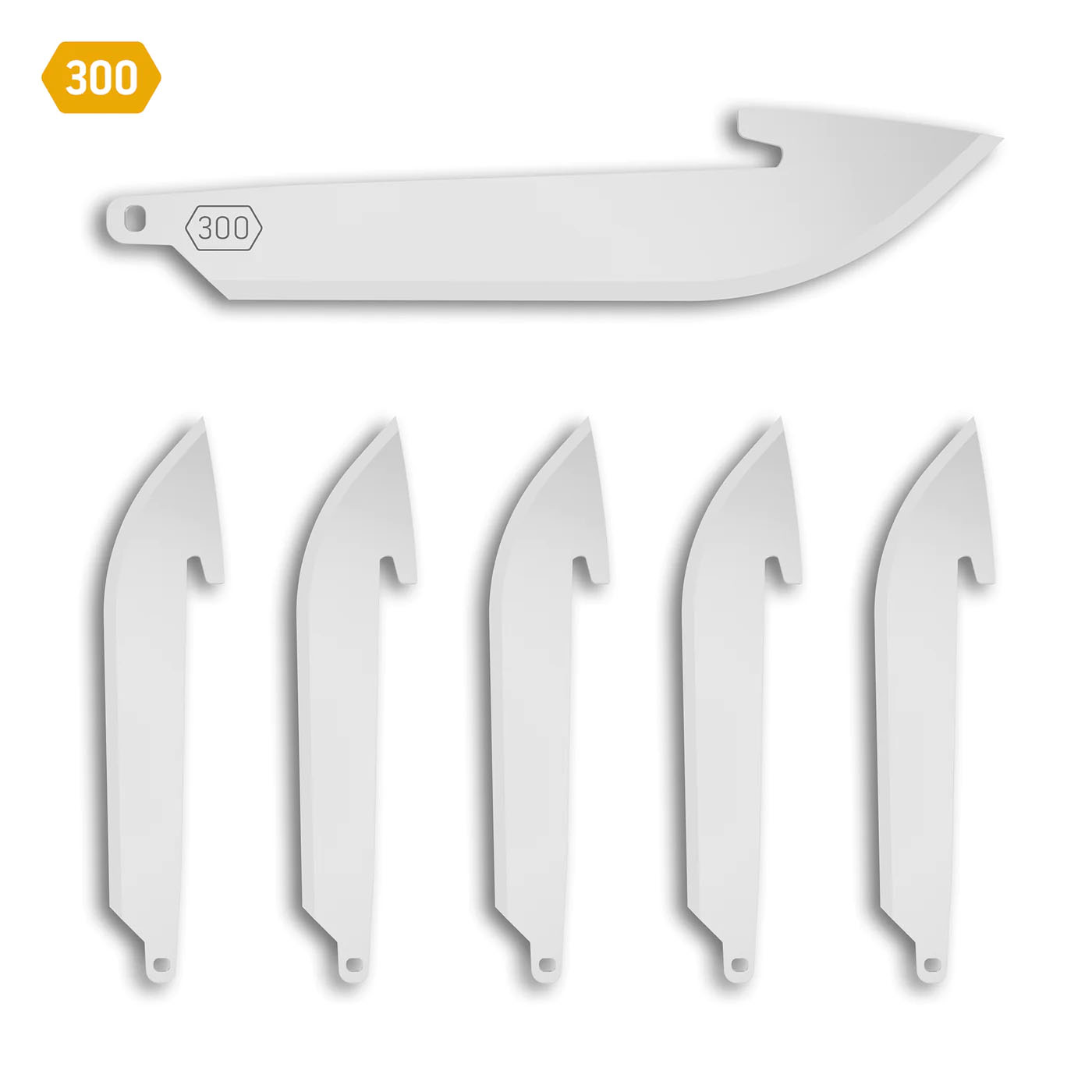 Outdoor Edge RazorSafe Drop Point Knife Replacement Blades - Stainless ...